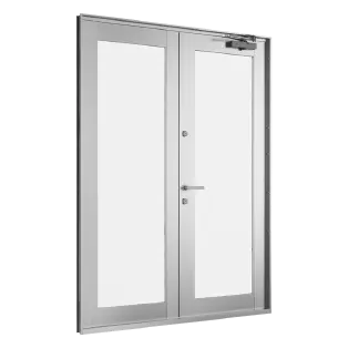 Cửa đi mở vào trong 2 cánh