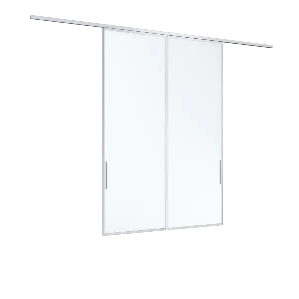 IN16 CỬA ĐI TRƯỢT TREO 2 CÁNH 1 RAY