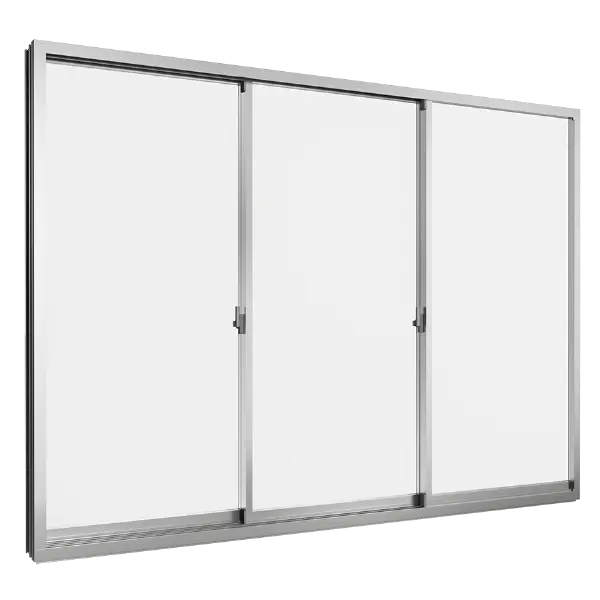 Cửa đi mở trượt 3 cánh 3 ray Grants