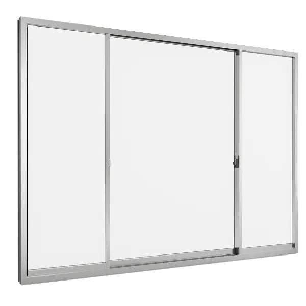 Cửa đi mở trượt 3 cánh 2 ray Grants