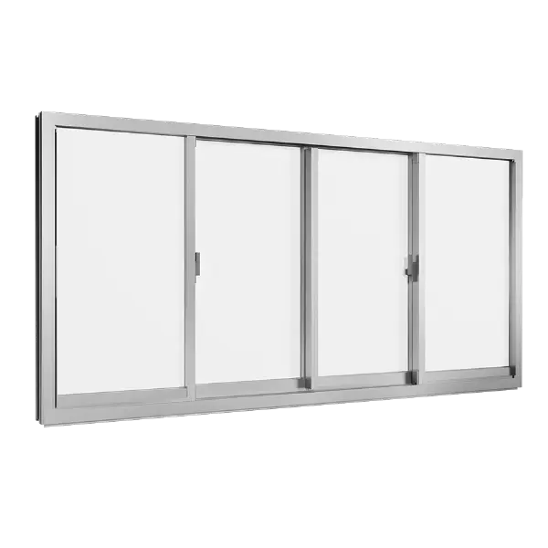 Cửa sổ trượt 4 cánh 2 ray Grants