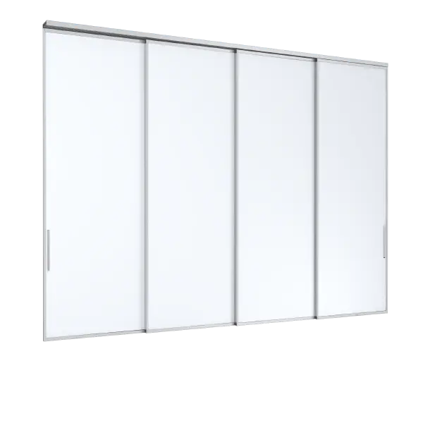IN16 CỬA ĐI TRƯỢT TREO 4 CÁNH 4 RAY